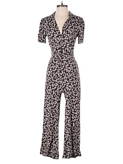 Pre-owned Reformation Jumpsuit In Brown