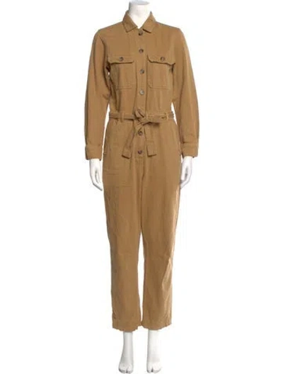 Pre-owned Reformation Jumpsuit In Brown