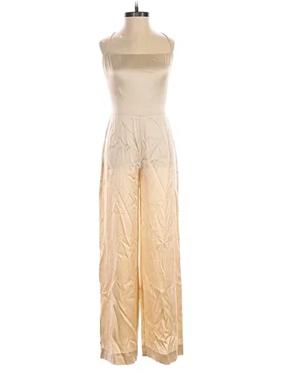 Pre-owned Reformation Jumpsuit In Gold