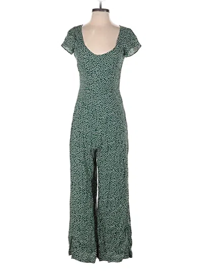 Pre-owned Reformation Jumpsuit In Green