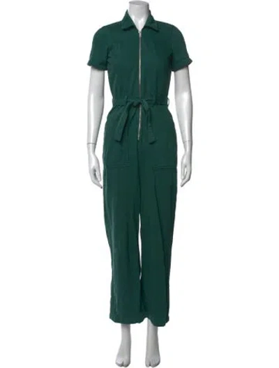 Pre-owned Reformation Jumpsuit In Green