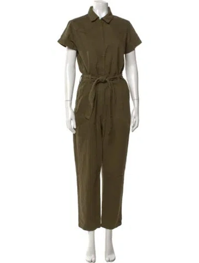 Pre-owned Reformation Jumpsuit In Green