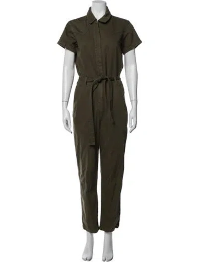 Pre-owned Reformation Jumpsuit In Green
