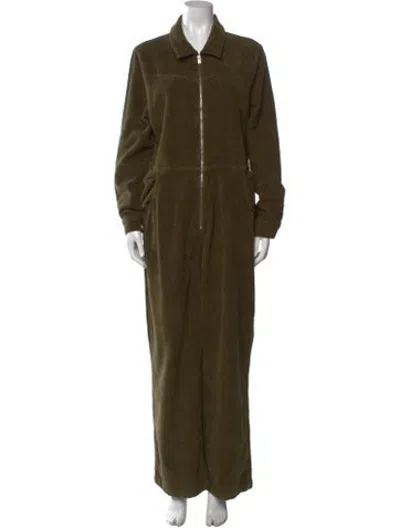 Pre-owned Reformation Jumpsuit In Green