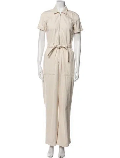 Pre-owned Reformation Jumpsuit In Neutral