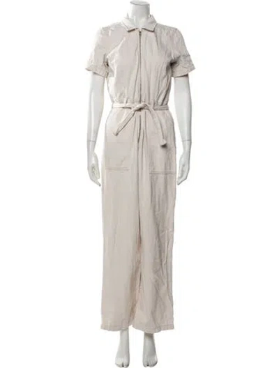 Pre-owned Reformation Jumpsuit In Neutral