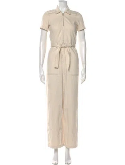 Pre-owned Reformation Jumpsuit In Neutral
