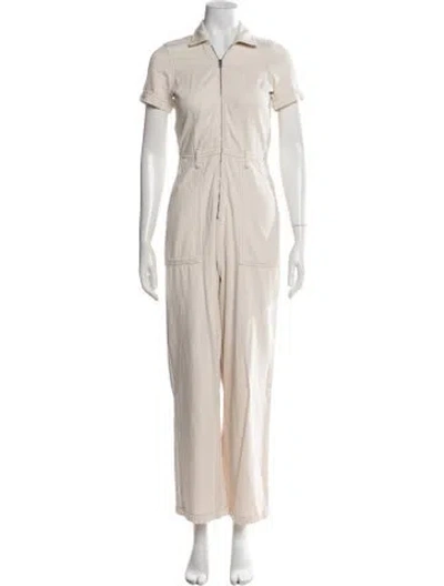 Pre-owned Reformation Jumpsuit In Neutrals