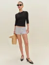 Reformation June Low Rise Linen Short