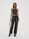 Reformation Juniper Knit Top In Green