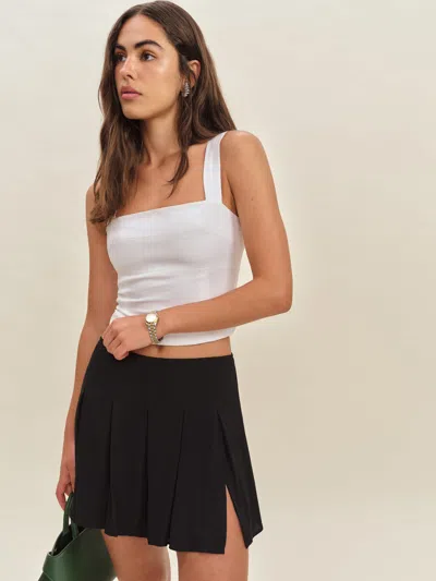 Reformation Jupe Jeanne In Black