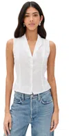 Reformation Kady Top White In White