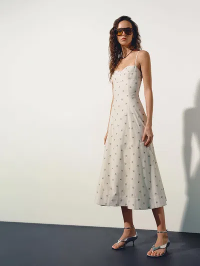 Reformation Kailani Dress Ivory 8 In White