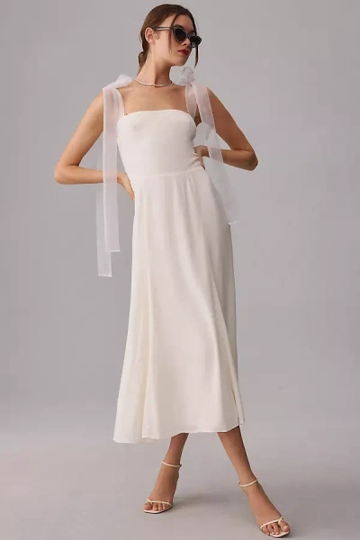 Reformation Kairo Dress In White