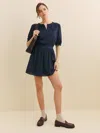 Reformation Kairos Dress In Navy