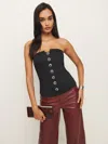 Shop Reformation Kalilia Top In Black