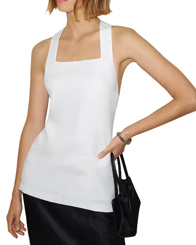 Reformation Kalita Linen Top In White