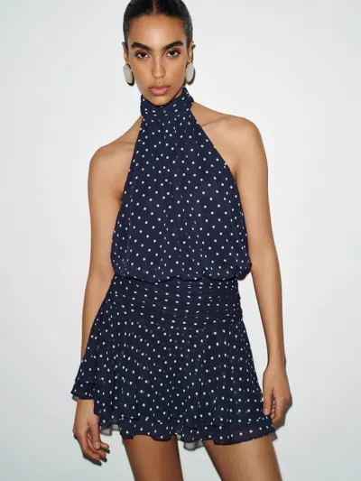 Reformation Karla Dress Blue 12