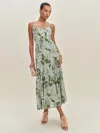 Reformation Katalina Dress In Tea Garden