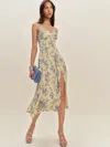 Reformation Katara Dress In Yellow