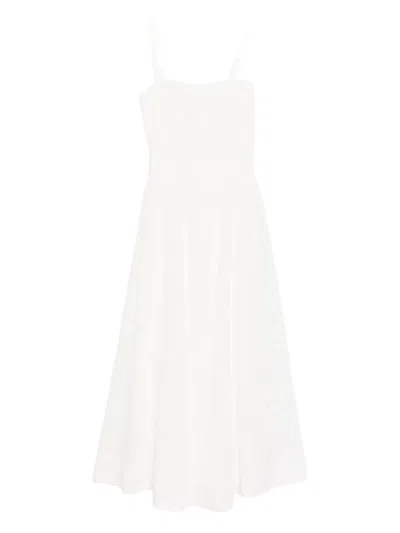 Reformation Katarin Dress In White