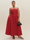 Reformation Katarin Linen Dress Es