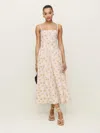 Reformation Katarin Linen Dress In Mildred