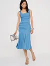 Reformation Kayla Knit Dress In Blue