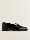 Reformation Kaylee Loafer In Black Leather