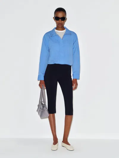 Reformation Kendall Jacket Blue Topaz Large In Bleu