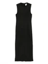 Reformation Kendi Denim Dress In Black