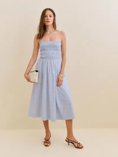 Reformation Kerrie Dress In Crystal Check