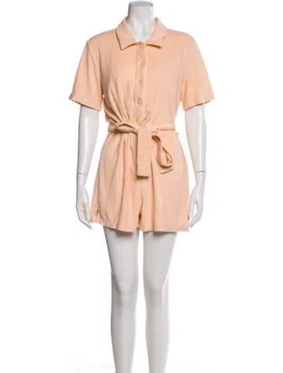 Pre-owned Reformation Keyhole Accent Robe In Neutral