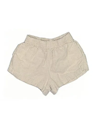 Pre-owned Reformation Khaki Shorts In Brown