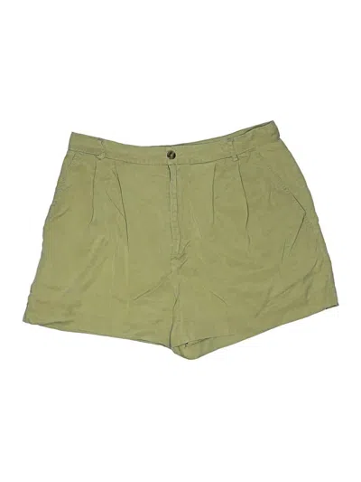 Pre-owned Reformation Khaki Shorts In Green
