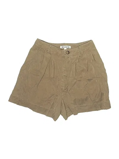 Pre-owned Reformation Khaki Shorts In Tan