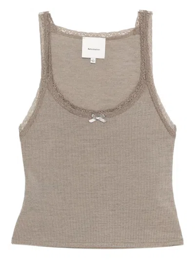 Reformation Kian Tank Top In Multi