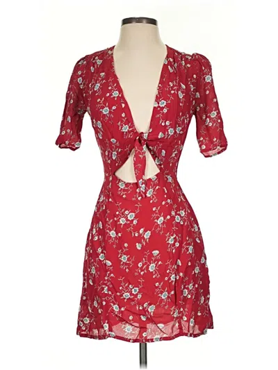 Pre-owned Reformation Kimono In Red