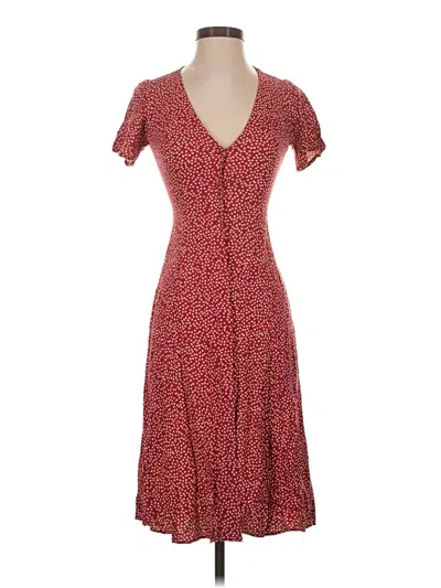 Pre-owned Reformation Kimono In Red