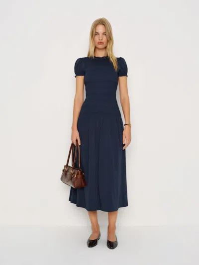Reformation Kiria Dress In Blue
