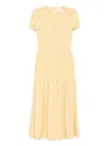 Reformation Kiria Dress In Yellow