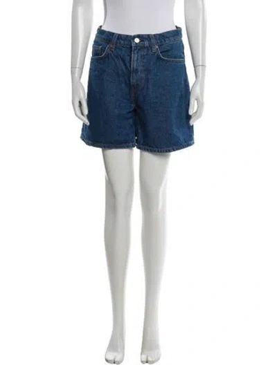 Pre-owned Reformation Knee-length Shorts In Blue