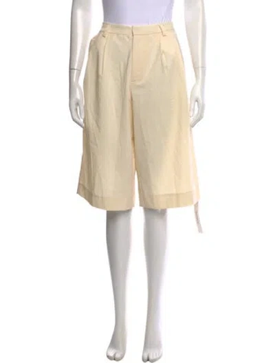 Pre-owned Reformation Knee-length Shorts In Neutrals