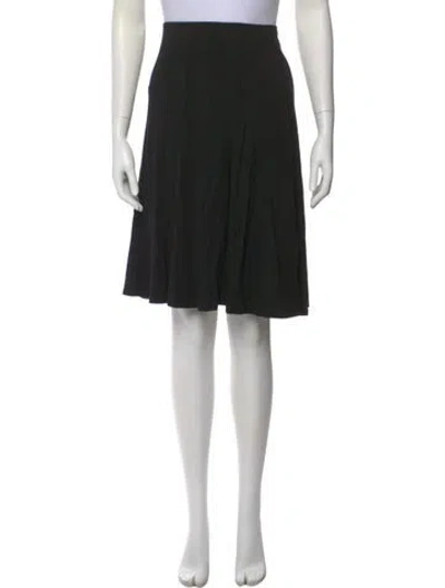 Pre-owned Reformation Knee-length Skirt In Black