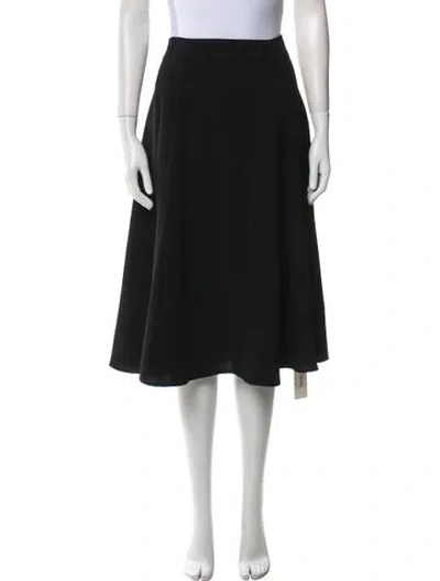 Pre-owned Reformation Knee-length Skirt In Black