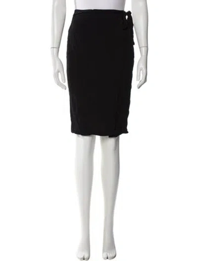 Pre-owned Reformation Knee-length Skirt In Black