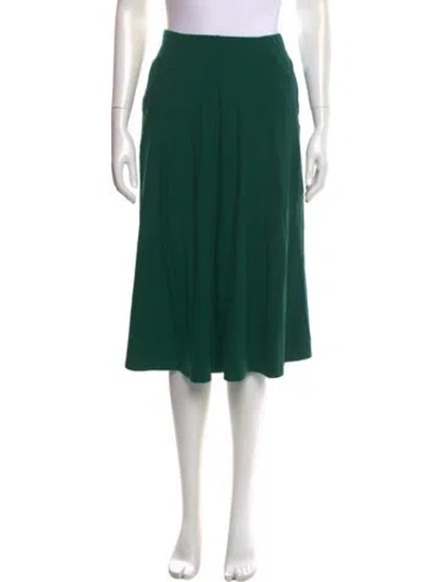 Pre-owned Reformation Knee-length Skirt In Green