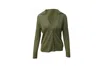 Reformation Knit Loose Top In Green Polyester In Green