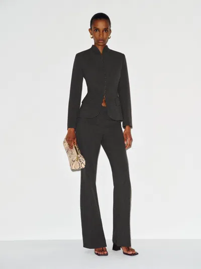 Reformation Kora Jacket Charcoal Grey 0