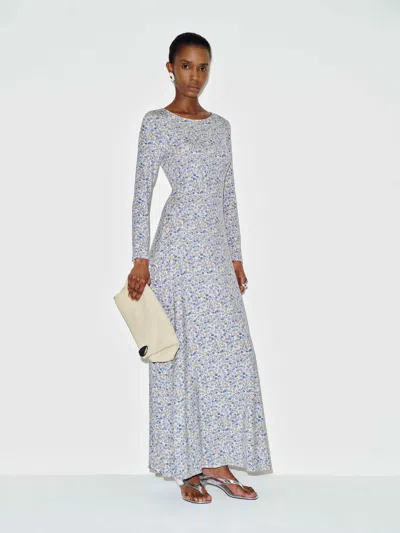 Reformation Kori Knit Dress Blue Xl